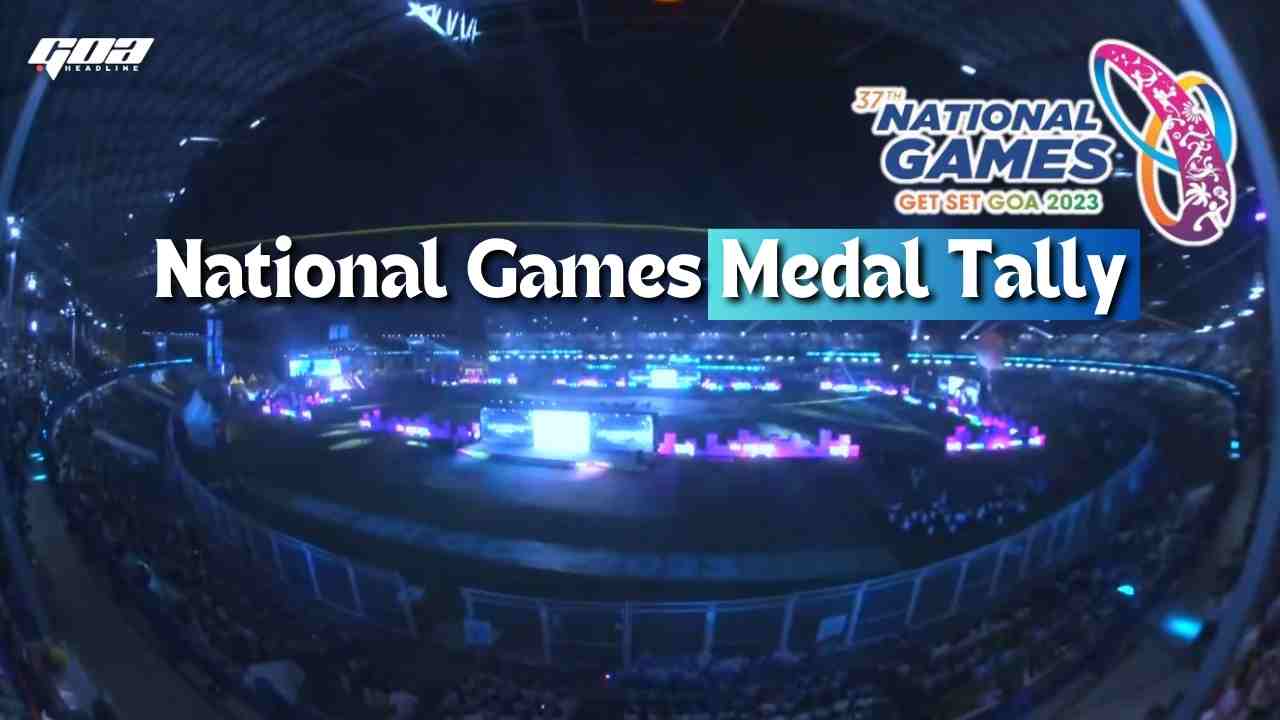 37th National Games Goa Medal Tally